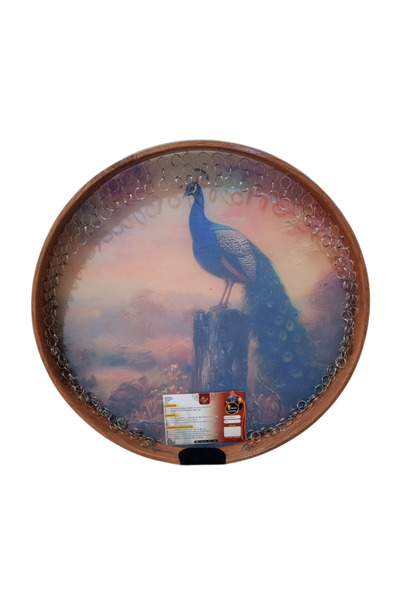 Aryen Müzik Remo Marka Profesyonel İran Erbane (def) 52 Cm Büyük Boy Tavus Kuşu