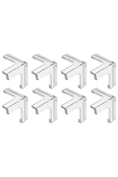 NEXTLY Silicone Corner Guards Set, Child Safety, Transparent, Anti-Slip, Waterproof, Easy Install