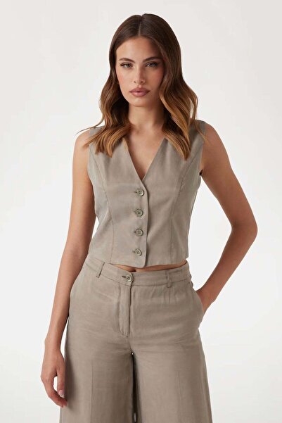 Guess Women's Beige Vest