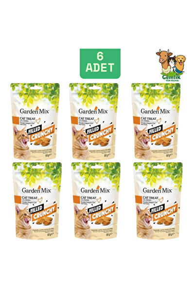 Gardenmix Tavuklu İçi Dolgulu Kedi Ödül Maması 60gr - 6 Adet