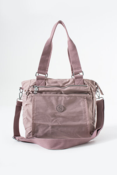 Sanmorris حقيبة نسائية من GLC مكونة من 4 أقسام مصنوعة من قماش الساتان المقاوم...