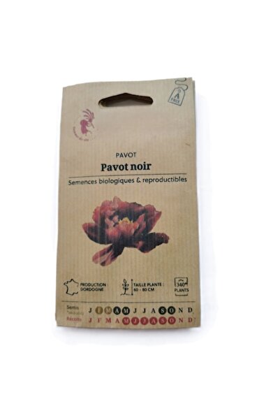 NOT OEM Semințe tradiționale de mac negru (Papaver somniferum) - Plantă medicinală