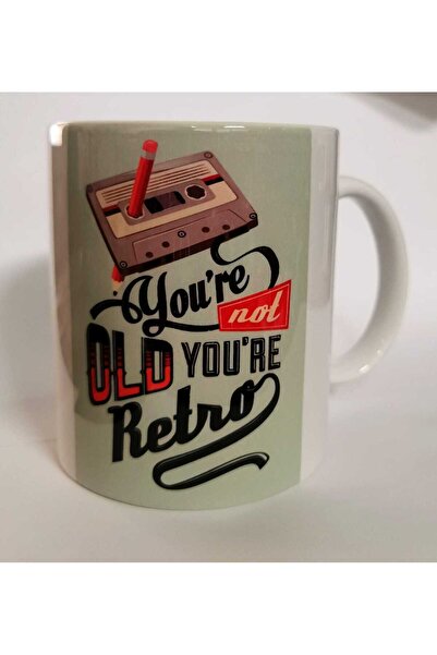 magazinu de gravura Cana personalizata - You're not OLD You're Retro