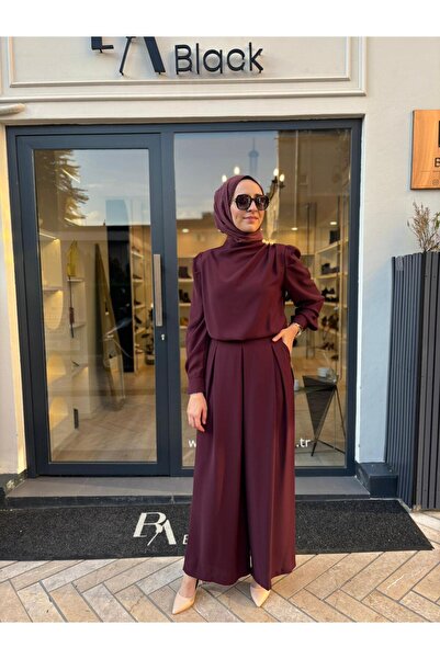 Miori Td4295 Bois Women's Suit Burgundy