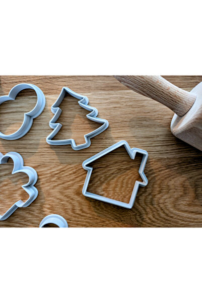 3DECİ Σετ φόρμες για χριστουγεννιάτικα μπισκότα |   Εργαλεία κοπής για μπισκότα χριστουγεννιάτικα άλκες και νιφάδες χιονιού με τρισδιάστατη εκτύπωση