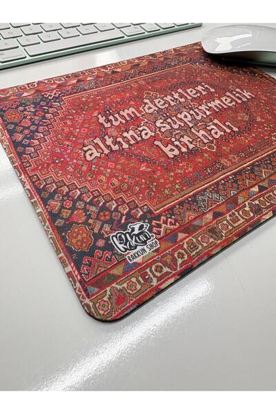 rakkun shop Подложка за мишка с мотив от килим (21,5 cm x 17,5 cm)