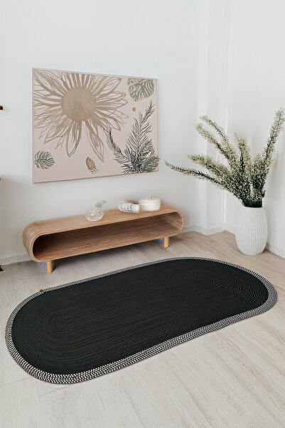 Halise Home Jüt HasırÖrgü Kapı önü Paspası Halı Yolluk Hasır Halı Banyo Paspası