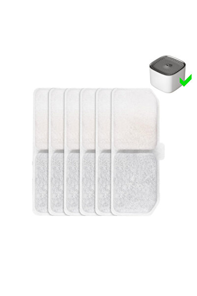 NEXTLY 3-Stage Pet Water Fountain Filter Set, 5-Pack - Base, Activated Carbon, Ion Exchange Resin