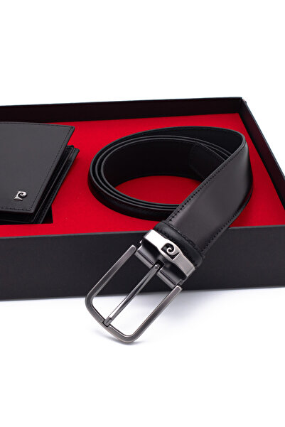 Pierre Cardin Leather Wallet & Belt Double Set Pcanlsz-1335A2C