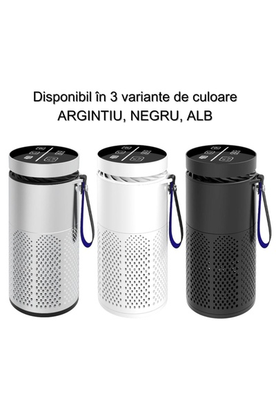 OEM Car Anion Air Purifier 'Source of Pure Air' Model BCAP-02 Black with Thermometer