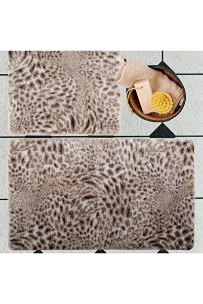 Talis Set 2 Covorase de Baie Plush Leopard