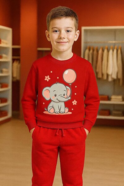 playwear Φούτερ και Παντελόνι Φόρμας με στάμπα  "BALON TUTAN FİL " για ΗΛΙΚΙΕ...