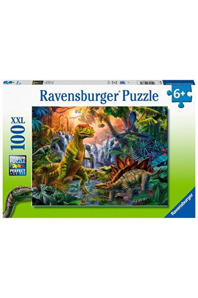 RAVENSBURGER Puzzle - Dinosaur Oasis, 100 pieces XXL
