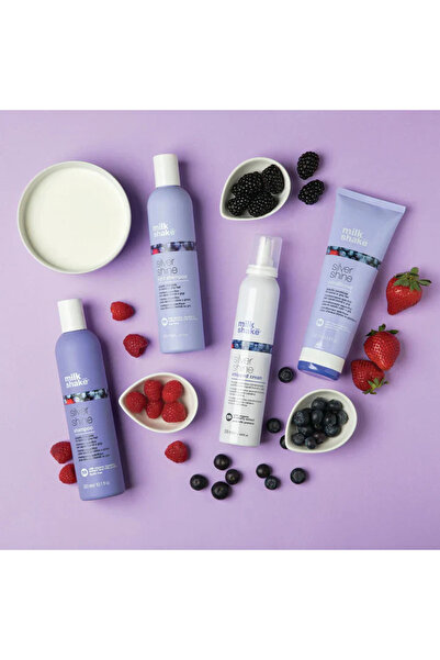 Milkshake Milk Shake Silver Shine Whipped Cream (200ml) - Anti-Yellowing Leave-in Foam