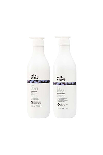 Milkshake Milk Shake Icy Blond Set - Shampoo 1000ml + Conditioner 1000ml