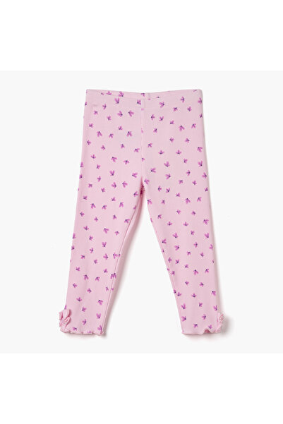 Juniors Flower Print Leggings