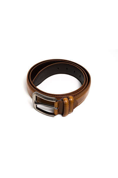 Artizan Suits Men's belt, light brown genuine leather