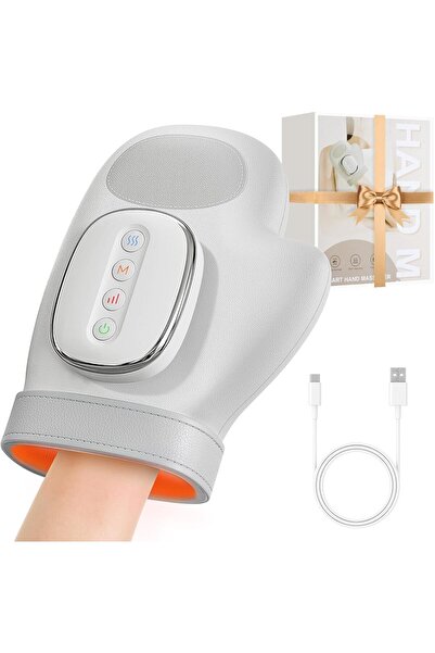 HYX جهاز تدليك يدوي بالحرارة والضغط - شياتسو لاسلكي لعلاج التهاب المفاصل ومتلازمة النفق الرسغي