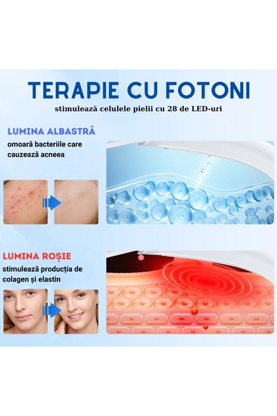 OEM Facial Lifting Device with EMS, Vibration, Heating, Infrared & Blue Light, V-Shaping, Rejuvenation (