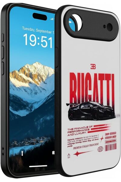 FYNDO جراب Bugatti Speed Mobile لهاتف iPhone 17 Air، غطاء مقاوم للصدمات بلمسة...