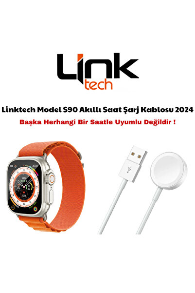 Linktech Model S90 Akıllı Saat Şarj Kablosu Not - Başka Herhangi Bir Akıllı S...
