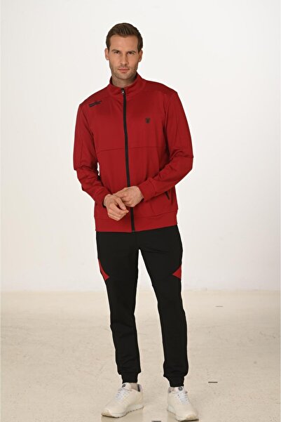 Marco Ferry Fleece-Lined Dalgıç Men's Tracksuit Set Red 5255-K
