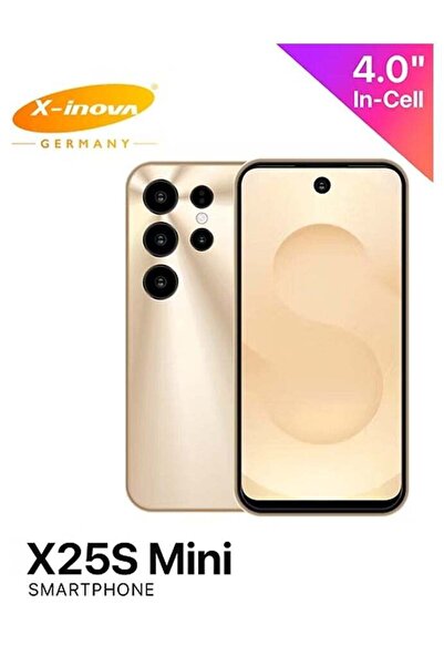 X inova X-Inova X25S Mini 4.0" Display, 4GB+64GB, Dual SIM, Gold