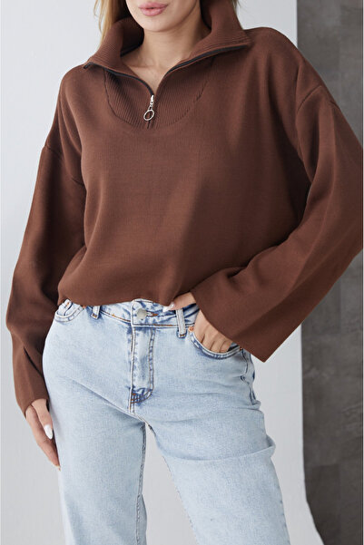 modazoom Дамски къс пуловер