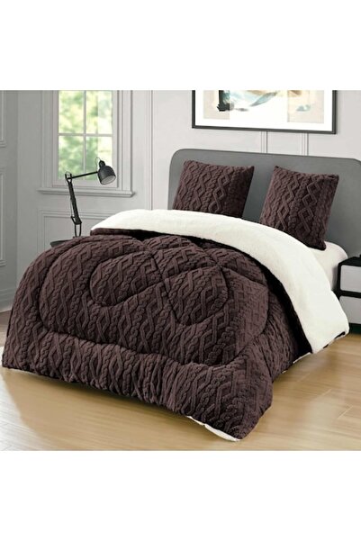 OEM Set pilotă tricotată Cocolino cu blană artificială pufoasă, 3 piese, 200x...