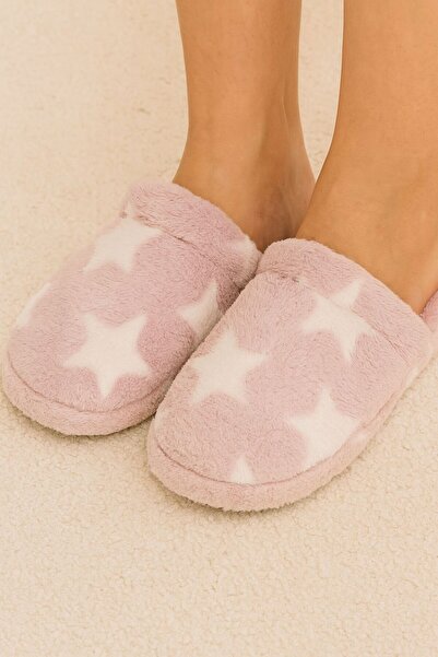 ALB TERLİK AYAKKABI SAN. TİC. LTD. ŞTİ. Starry Women's Plush House Slippers – Warm, Soft, Comfortable, Cozy and Non-Slip