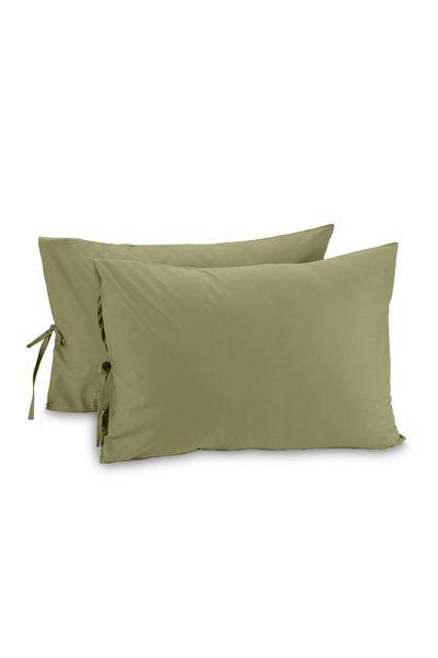 Sabia 100% Cotton 62 Thread Count (155 Tc) 50X70 cm Lace Pillowcase Set