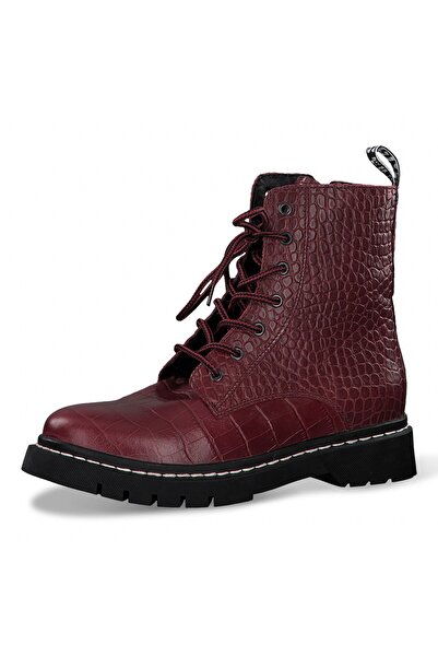 Tamaris Red genuine leather boots