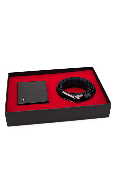 Pierre Cardin Double-Sided Leather Belt & Wallet Set Pcci̇ft04Sl-3664F2I