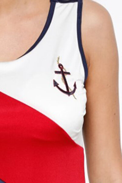 Haliç Mayo Jarse Zero Sleeve Single Top 01 Navy Blue