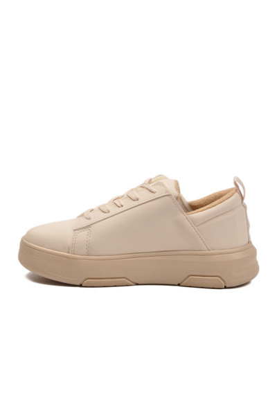 AYAKMOD Beige Thick Sole Lace-Up Unisex Sports Shoes Oz-03 Z