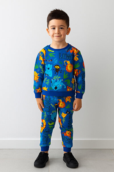 CiciTime Çocuk Modası Дівчача та хлопчача бавовняна зимовий теплий новий сезон дитячий піжамний комплект