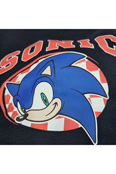 Uğur bebe You Are Ready to Race with Sonic Boys' 3 Thread Thick Sha Fleece-Lined Onic College Cardigan Sleeves White