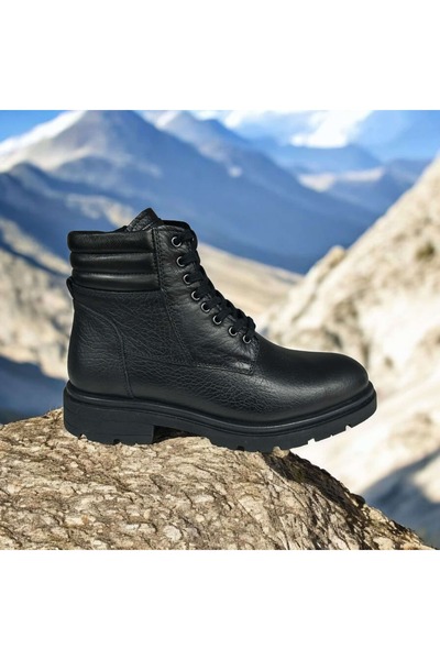 Daniel Ruffo حذاء شتوي رجالي AR-2023 من الجلد الطبيعي مقاوم للماء ومضاد للانز...