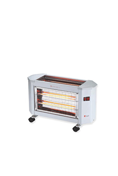 DLC Electric Heater 5 Surrounding Burners – 2400W – Rectangular – White