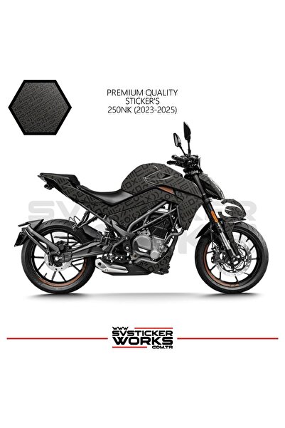 ARONA CFMOTO 250NK Sticker Kaplama Doodle Desen Motor Kaplama Modeli Hazır Kit 2023 / 2025 Uyumlu