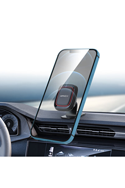 Wulf Essentials 360° Mobile Dashboard Magnetic Car Phone Holder — Strong Suction, Adjustable Windshield & Vent Mo