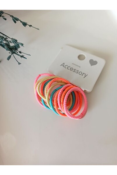 Yades Cıvıl Cıvıl Girl's Hair Rubber Band 5-Piece Set