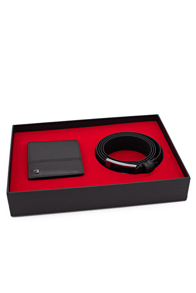 Pierre Cardin Leather Wallet & Belt Double Set Pc2009-2361K2S