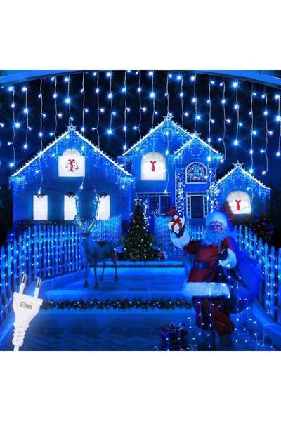 SIKS 25 Meters Turturi Christmas Installation, 640 LEDs, Interconnectable, Wa...