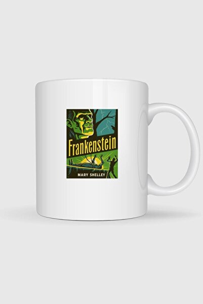 Bahriyeli Collection Frankenstein Mary Shelley Halloween Design Mug Cup