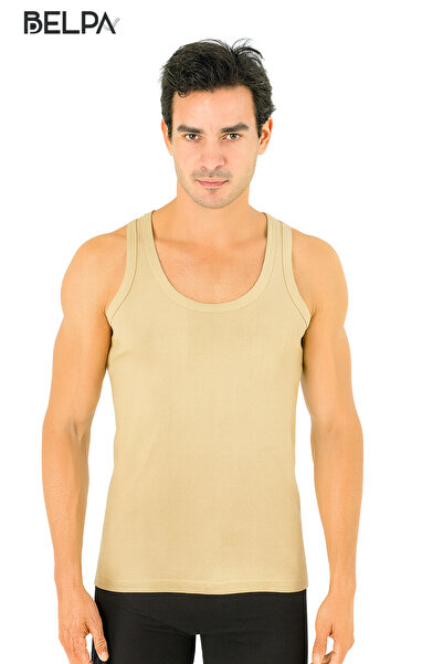 belpa Ceylanoğlu Combed Cotton Single Jersey Men's Undershirt 6-Pack 100% Cotton