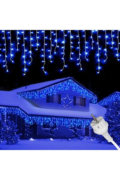 SIKS Instalație de Crăciun tip torturi/franjuri, 75 m, 1500 LED-uri, rezisten...