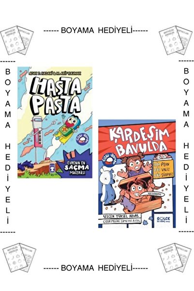 Timaş Çocuk Boyamalı Hasta Pasta Evrenin En Saçma Macerası Çizgi Roman Kardeş...