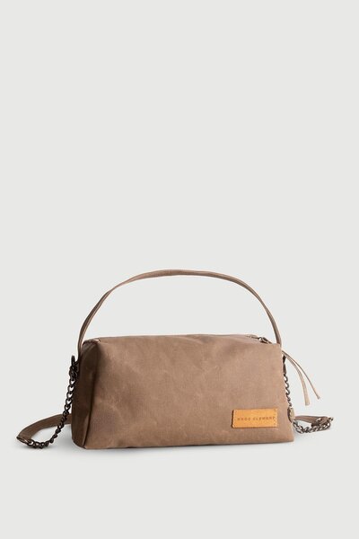 Huge Element Huge Sanre Small Bag Brown