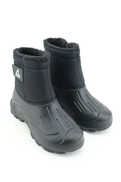 MODVALU Men's Winter Plush-Lined Waterproof Extra Lightweight Comfortable Sole Courier Boots Snow Boots Snow Shoes